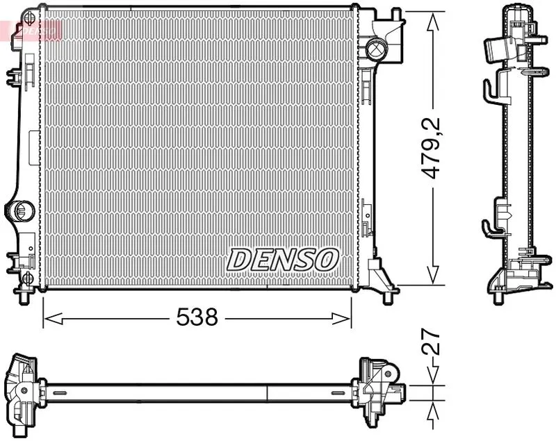 Su Radyatörü | DRM46064 DENSO