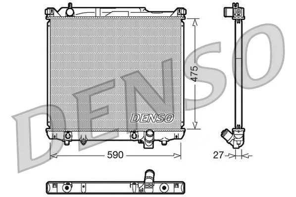 Su Radyatörü | DRM47020 DENSO