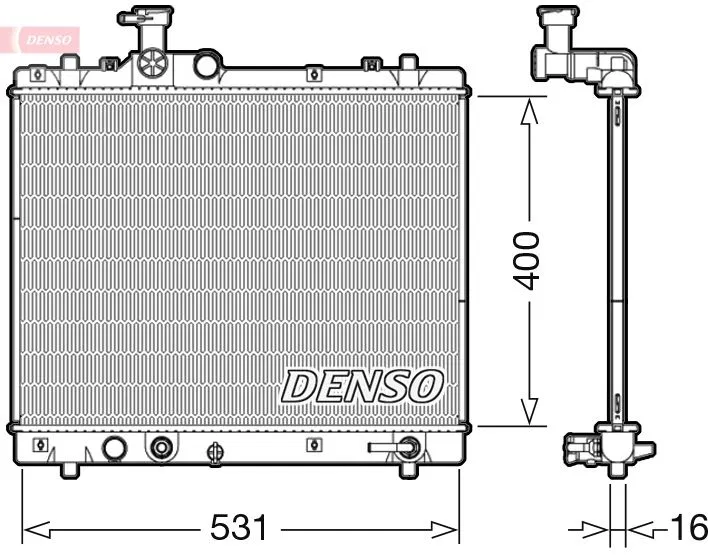 Su Radyatörü | DRM47035 DENSO