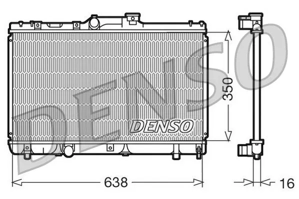 Su Radyatörü | DRM50013 DENSO