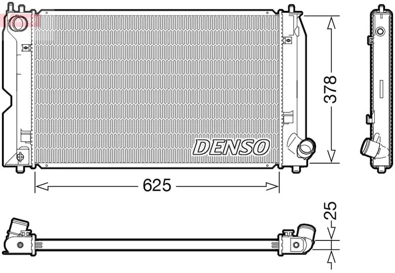 164000G021 Motor Su Radyatoru Toyota Avensis 2.0 D4D 03-08 Corolla 02-07 2.0 D4D Verso 2.0 D4D 02-09 Manuel | DRM50127 DENSO