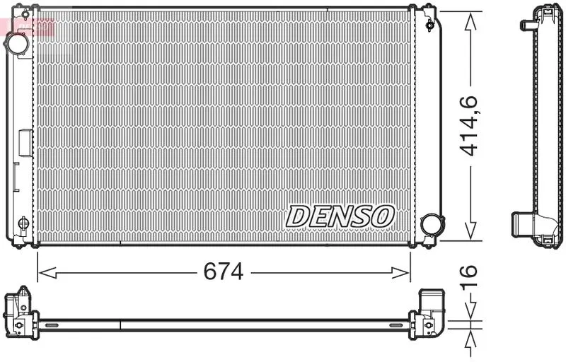 Motor Su Radyatörü | DRM50149 DENSO