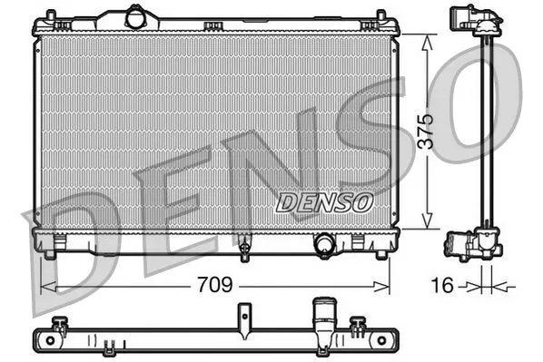 Su Radyatörü | DRM51001 DENSO