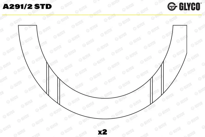 Krank Gezi Ayi Linea / Egea / Doblo / Astra J / Insignia / Combo 1.6JTD-1.6CDTI-B16DTH (Std) | A291/2-STD GLYCO