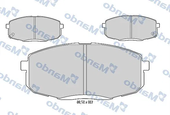 Fren Balata I-30 07-11 / Ceed 08-12 / Cerato 09-14 / Kona 17-23 Ön | RMPK36 MANDO