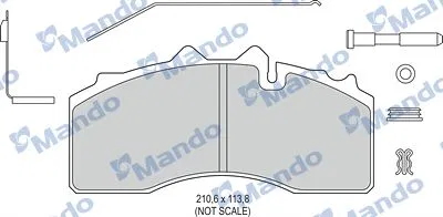 Balata Bpw | MBF016079 MANDO