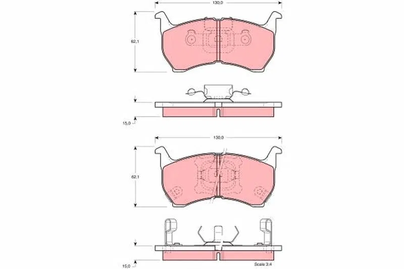 Disk Balata | GDB1036 TRW