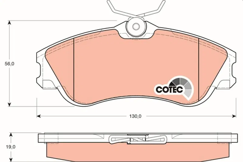 4252 13 Fren Balatası Ön Citroen Xsara Picasso 1.6 99-10, 1.8 16V 00-05, 2.0 16V 03-12, 2.0 Hdi 99-11 | GDB1295 TRW