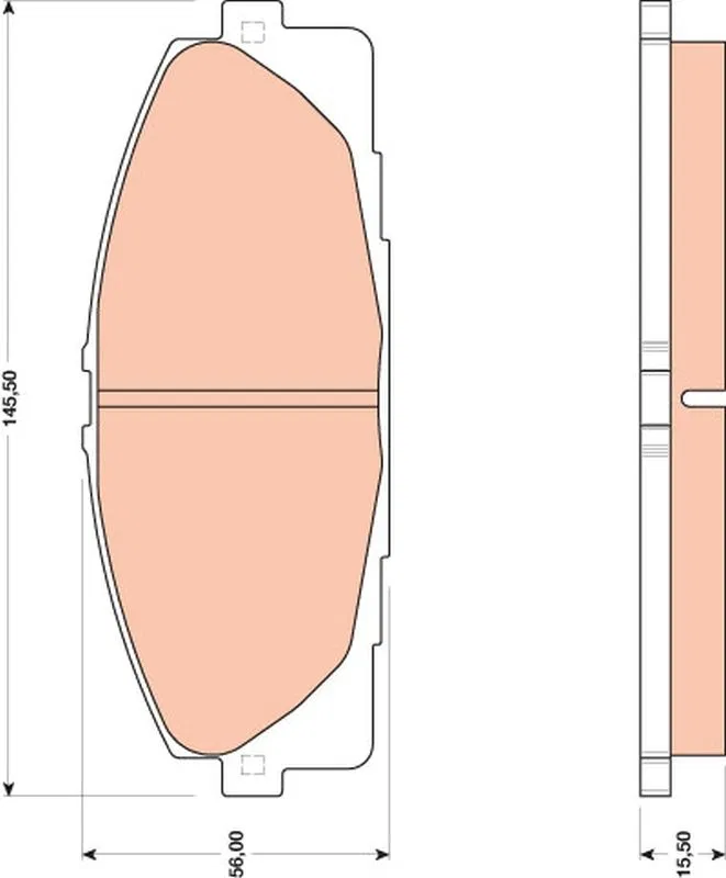 Disk Balata | GDB3485 TRW