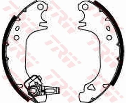 4241 21 Kampana Balata ( Peugeot P 106 I / II / P205 I / II / P309 I / II | GS8322 TRW