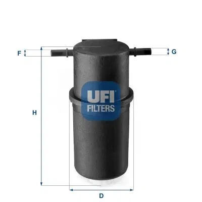 Yakıt Filitresi (Mazot) Crafter 12=> 2.0 TDI CKUB-CKTB | 24.144.00 UFI
