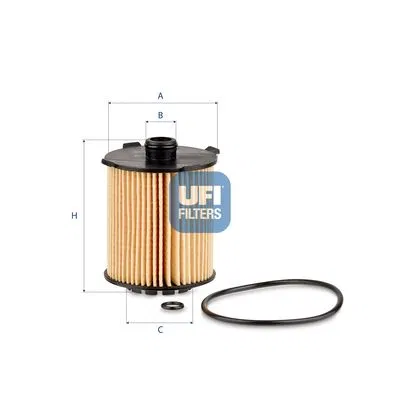 31372212 Yag Filtresi (Volvo S60 III / S80 III / S90 / XC60 II / XC90 / V40 II / (14-20) Yeni D4 -T5) O.E | 25.110.00 UFI