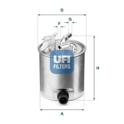 Yakıt Filtresi (Mazot) Logan / Logan Mcv / Sandero 1.5DCI | 55.392.00 UFI