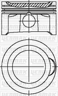 YEN-4327-STD Piston Segmanlı Passat / A4 01-10 2.0 Alt Std | YENMAK