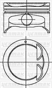 Piston Segman 0.50 Accent 1.6 Admira 03-05 / Era | 36-04446-050 YENMAK