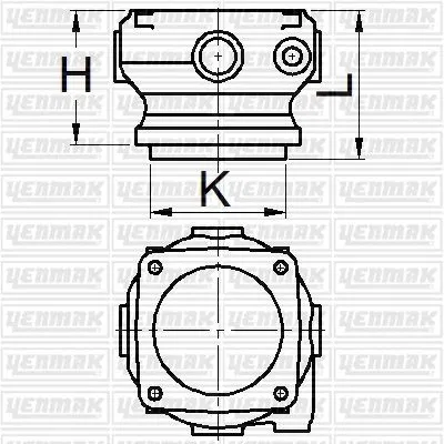 Gomlek Q90.0MM (STD)-COMPRESOR-DAIMLER Benz Om 401 | 51-95626-000 YENMAK