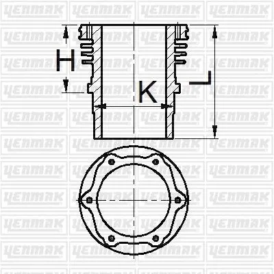 Gomlek Q100.0MM (STD)-COMPRESOR-RENAULT Truck Ae 3 | 51-95937-000 YENMAK