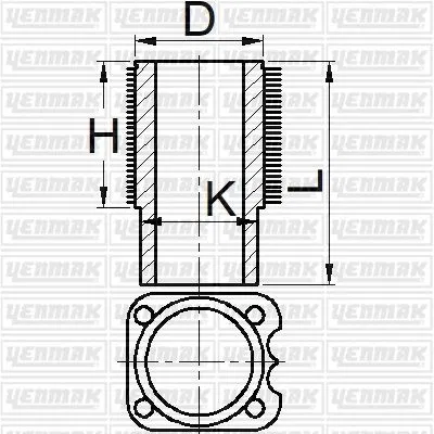 Gomlek Q102.0MM (STD)-KHD-913 CT-BF 4 L 913 | 51-96217-000 YENMAK