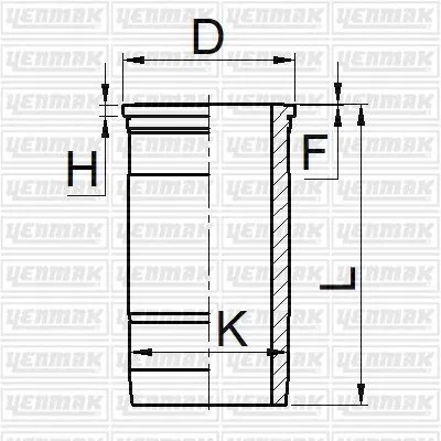 Gomlek Q120.0MM (STD)-RENAULT TRUCK-MIDR 0620.45 | 52-05214-000 YENMAK
