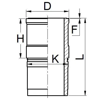 Gomlek Q114.0MM (150)-CUMMINS-6CTAA 8.3/6 Ctaa Eur | 52-05326-150 YENMAK