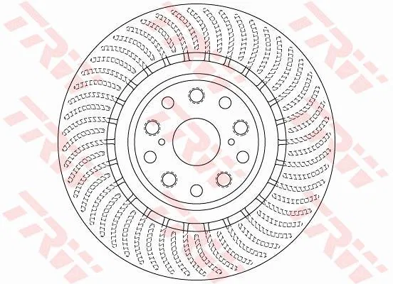4351650010 Fren Diski Lexus LS | DF6489S TRW