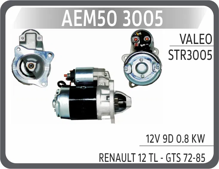 STR3005 Mars Motoru STR3005 Renault 12 Tl - Gts 72-85 9D 0 | AEM