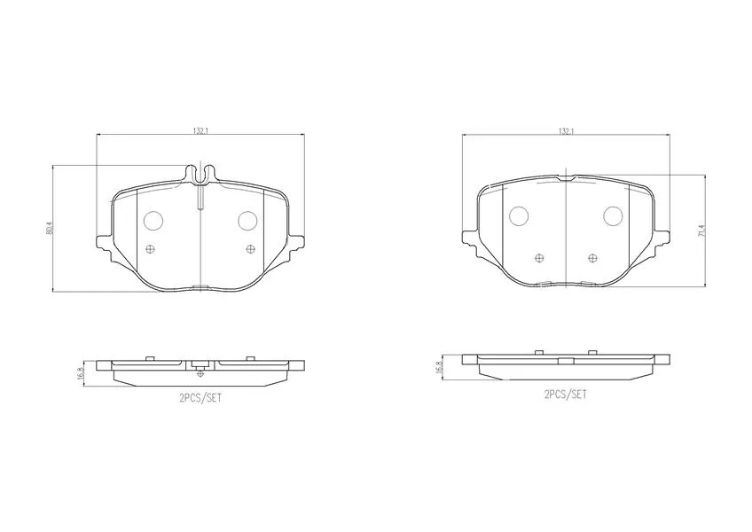A0004209605 Fren Balatası Arka Mercedes W214 S214 X254 C254 | P50170 BREMBO