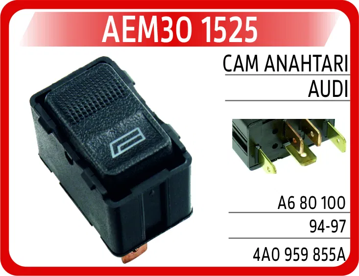 4A0959855A Cam Anahtarı Audi A6 80 100 84-97 | 1525 AEM