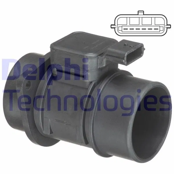 8200280056 Debimetre Sensörü Dacıa, Renault Duster (HS_), Sandero , Clio Mk II (BB_, CB_), Duster (HS_), Kangoo (KC0,1_), Kangoo Express (FC0,1_), Logan E | AF10503-12B1 DELPHI