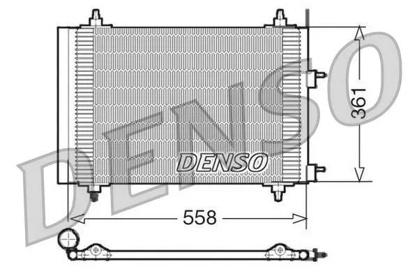 6455.AA Klima Radyatörü | DCN21015 DENSO