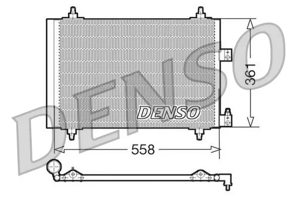 6453.FH Klima Radyatörü Citroën C5 I | DCN07005 DENSO