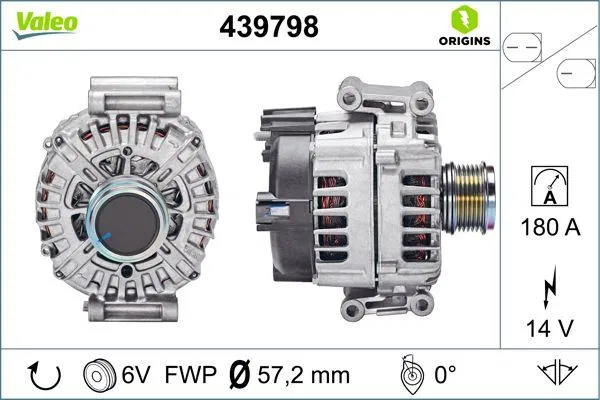 06H903017K Alternatör VW Group | 439798 VALEO
