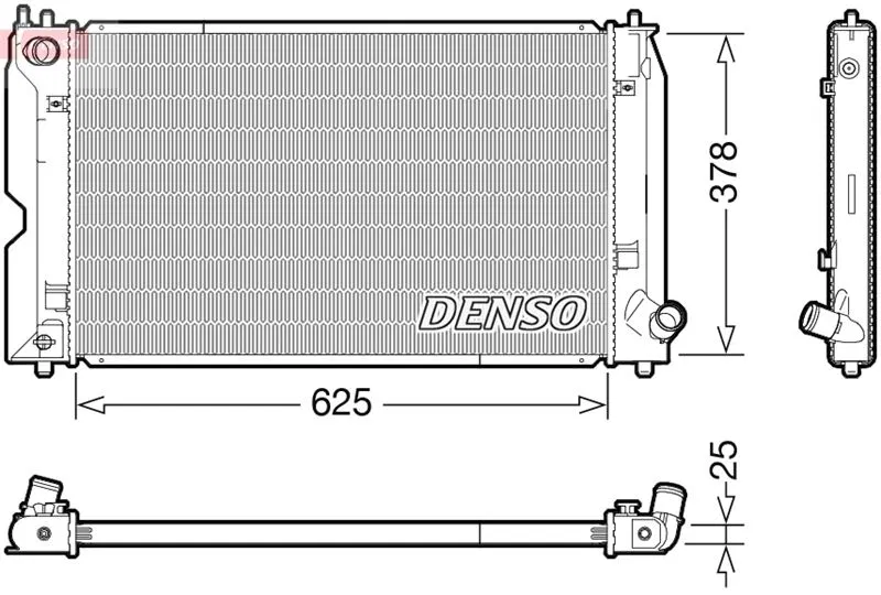 164000N030 Su Radyatörü | DRM50119 DENSO