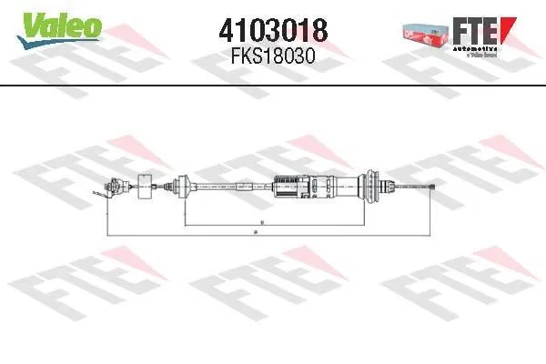 2150CH Aksesuar Peugeot 206 | 4103018 VALEO