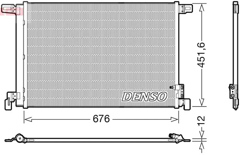 4M0816421B Klima Radyatörü Audi A6 C8 | DCN02008 DENSO