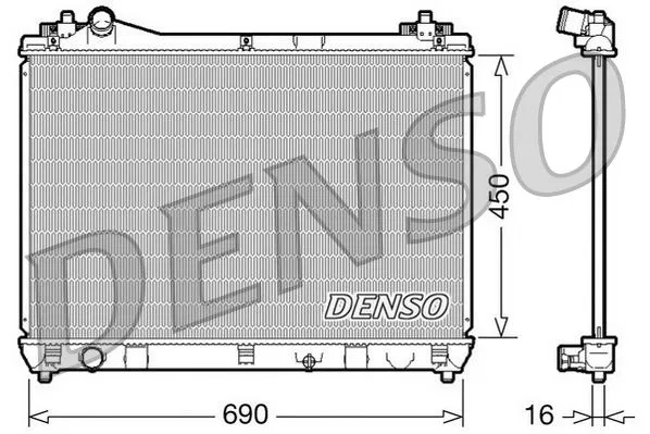 1770065J00 Su Radyatörü | DRM47016 DENSO