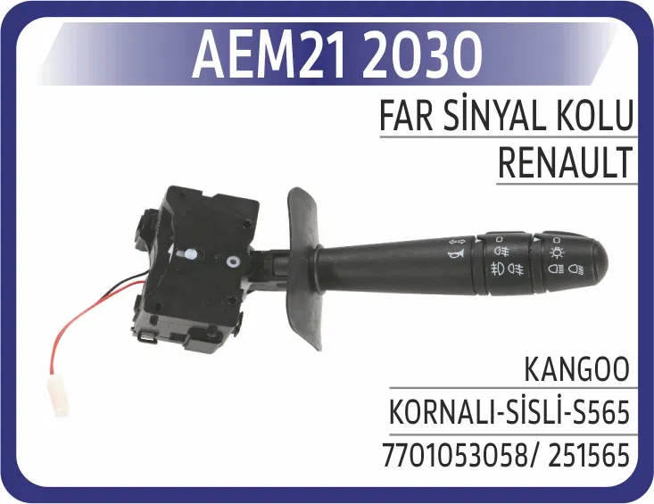 7701053055 Silecek Kumanda Kolu Kangoo I (97-01) | 2030 AEM
