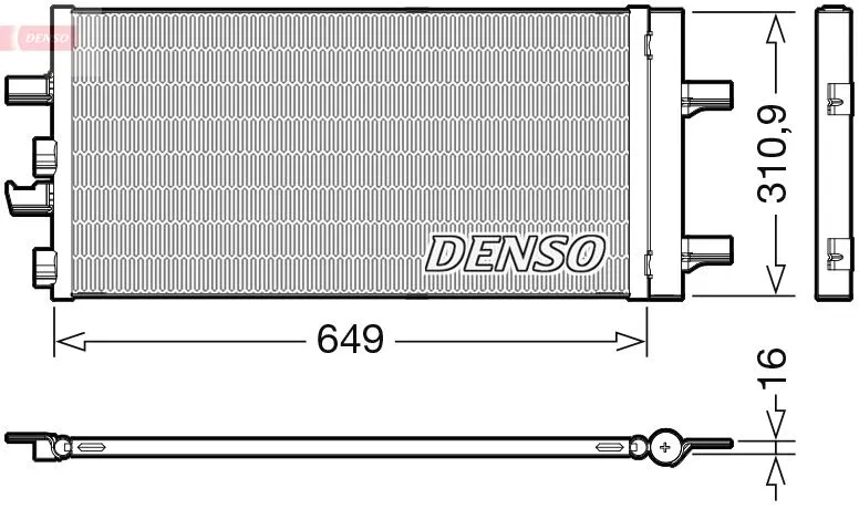 64539271207 Klima Radyatörü | DCN05104 DENSO