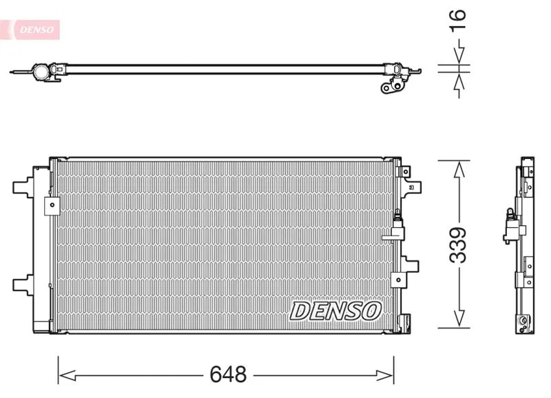 8K0260401S Klima Radyatörü | DCN02043 DENSO