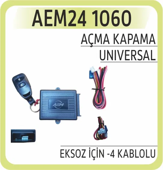 Açma Kapama Eksoz İçin -4 Kablolu | AEM24-1060 AEM