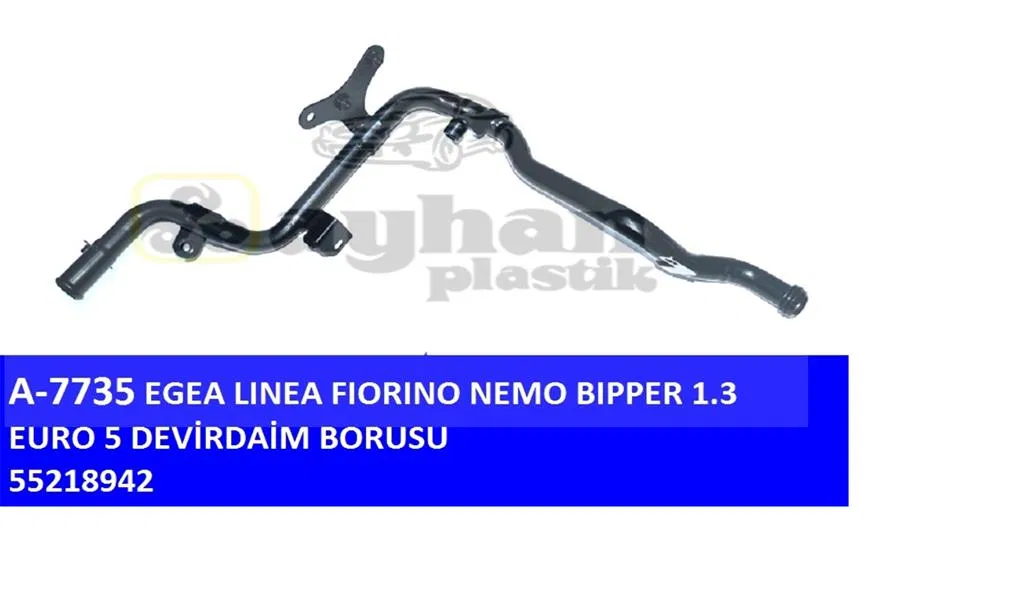 55218942 Devirdaim Su Borusu Euro 5 Motor Fiat Linea | A7735 AYHAN