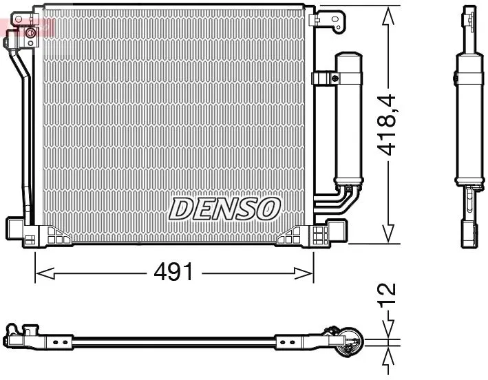 92100BA61A Klima Radyatörü | DCN46025 DENSO