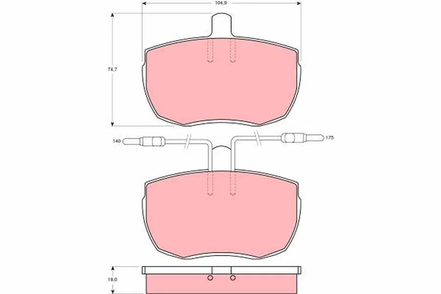 7663711 Disk Balata Iveco Daily I | GDB342 TRW