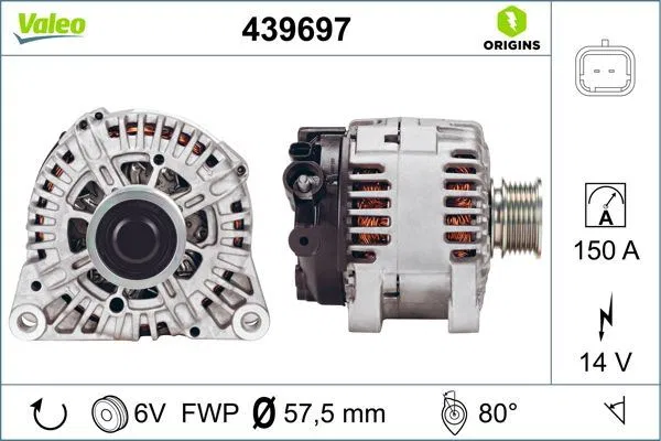 Alternatör Citroen | 439697 VALEO
