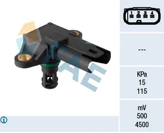 13627585492 Manifold Mutlak Basınç Sensörü | 15189 FAE