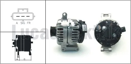 1C1T10300AB Alternatör Bosch Tip 12V 105A Ford Transit V184 | LEA0679 LUCAS