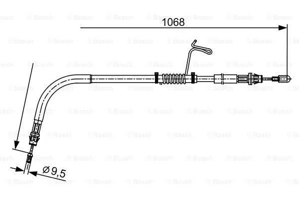 KK212A635BA Tel El Fren Ford Transit Custom | 1987482819 BOSCH