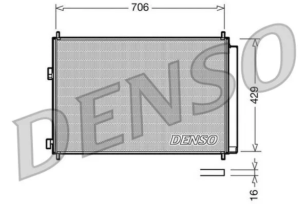 8846042100 Klima Radyatörü Toyota RAV 4 | DCN50030 DENSO