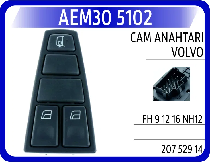 20752914 Cam Anahtarı Volvo Fh 9 12 16 NH12 | 5102 AEM