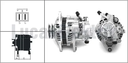MD313939 Alternatör Komple Mitsubishi L300 2.5L 4D56 8v | LEA0211 LUCAS